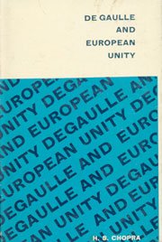 De Gaulle and European Unity (9788170170129) by [???]