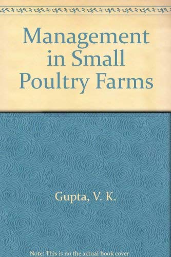 Imagen de archivo de Management in Small Poultry Farms a la venta por Books Puddle