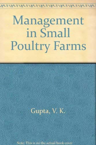 Stock image for Management in Small Poultry Farms for sale by Books Puddle
