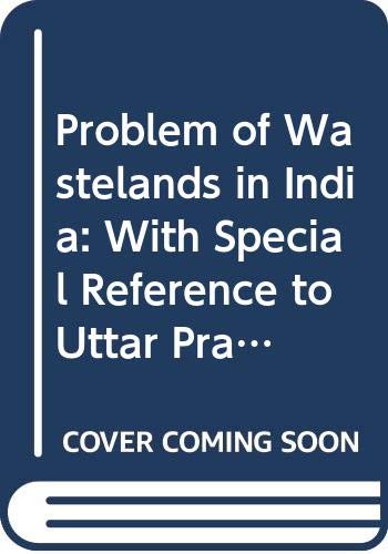 Stock image for Problem of Wastelands in India for sale by Books Puddle