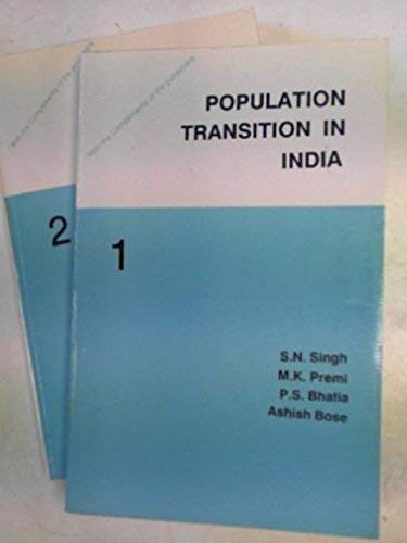 Imagen de archivo de Population Transition in India: (Set of 2 Vols) a la venta por Books in my Basket