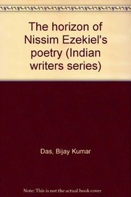 Imagen de archivo de The Horizon of Nissim Ezekiels Poetry a la venta por Books in my Basket