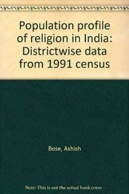 Imagen de archivo de Population Profile of Religion in India a la venta por Books Puddle