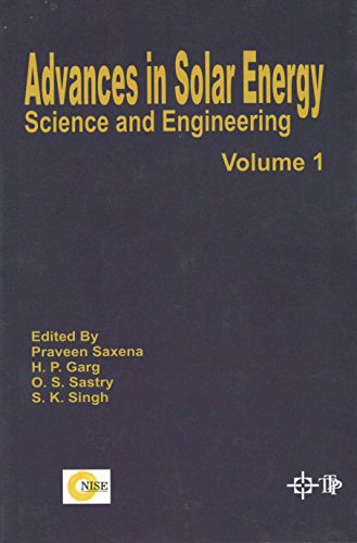 9788170195160: Advances in Solar Energy Science and Engineering