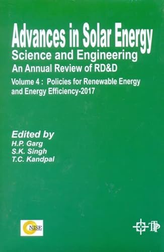 Stock image for Advances in Solar Energy Science and Engineering Vol. 4: Policies for Renewable Energy and Energy Efficiency for sale by Books in my Basket