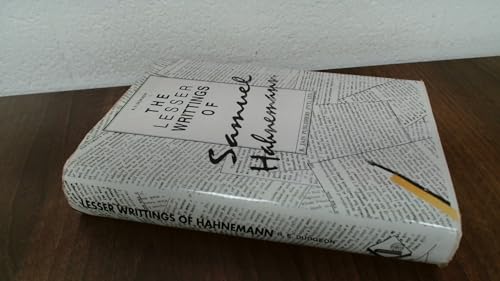 9788170211242: The Lesser Writings of Samuel Hahnemann