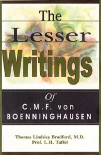 Beispielbild fr The Lesser Writings zum Verkauf von WorldofBooks
