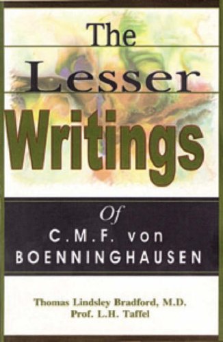 9788170213505: The Lesser Writings