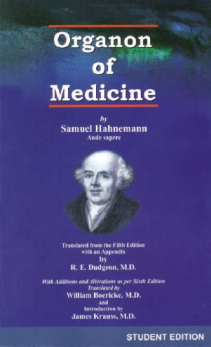 Imagen de archivo de Organon of Medicine a la venta por Kennys Bookshop and Art Galleries Ltd.