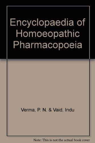 9788170215479: Encyclopaedia of Homoeopathic Pharmacopoeia