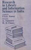 Stock image for Research in Library and Information Science in India for sale by Books Puddle