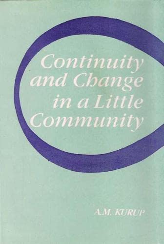9788170220695: Continuity and Change in a Little Community