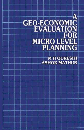 9788170221050: Geoeconomic Evaluation for Micro Level Planning