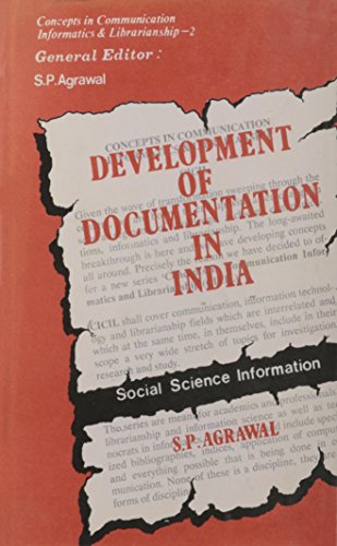 9788170222392: Development of Documentation in India: Social Science Information