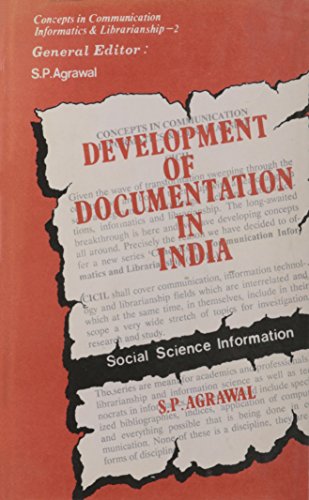 9788170222392: Development of Documentation in India: Social Science Information (Concepts in Communication, Informatics, and Librarianship)