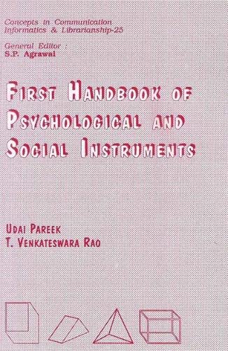 Stock image for First Handbook of Psychological and Social Instrument for sale by Books Puddle