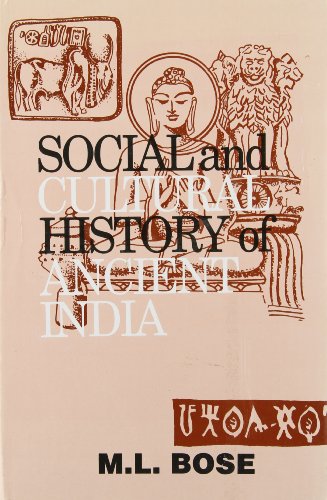 Imagen de archivo de Social and Cultural History of Ancient India a la venta por HPB-Red