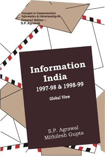 Stock image for Information India - 1997-98 and 1998-99 for sale by Books Puddle