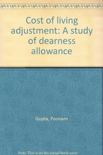 9788170230922: Cost of living adjustment: A study of dearness allowance