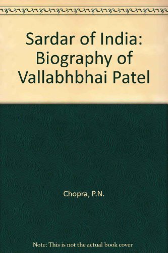 9788170234241: The sardar of India: Biography of Vallabhbhai Patel