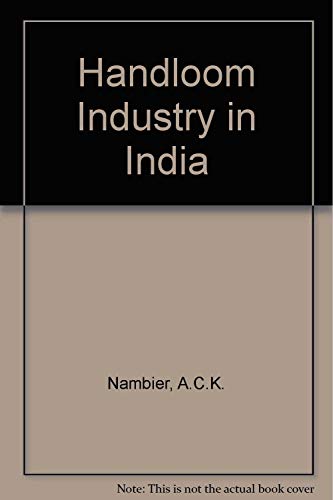 9788170247708: Handloom Industry in India