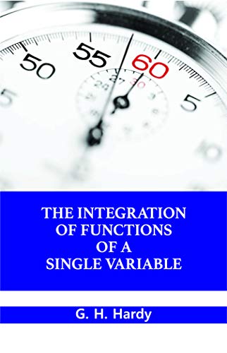 9788170263012: The Integration of Functions of a Single Variable