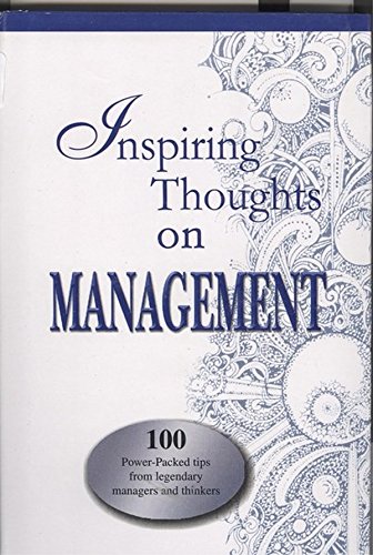 9788170286950: Inspiring Thoughts on Management
