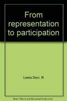 From representation to participation (9788170302148) by R.Leela Devi