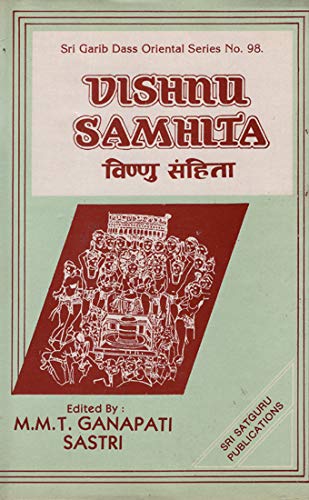 9788170302230: Vishnu samhita (Sri Garib Dass oriental series)