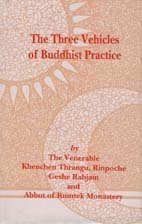 Beispielbild fr The three vehicles of Buddhist practice (Bibliotheca Indo-Buddhica series) zum Verkauf von Powell's Bookstores Chicago, ABAA