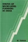 9788170351122: Status of micro level planning in India