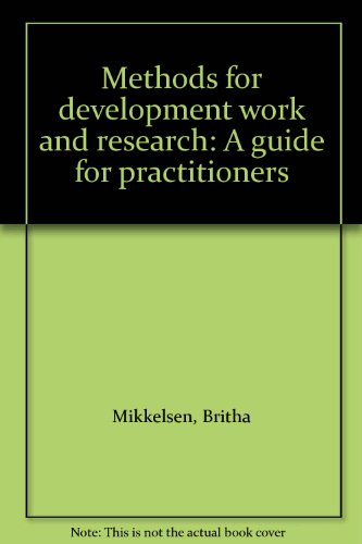 Stock image for Methods for development work and research: A guide for practitioners for sale by dsmbooks