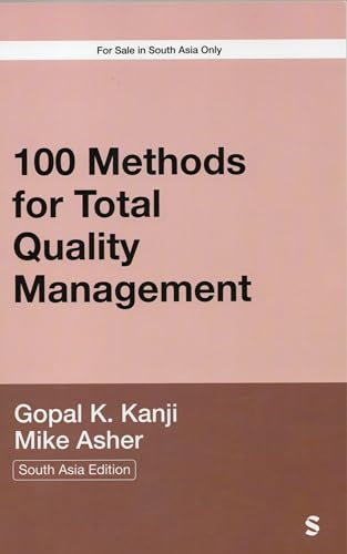 9788170365716: 100 Methods for Total Quality Management