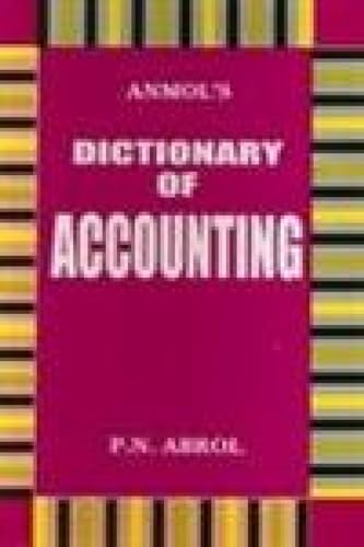 Imagen de archivo de Dictionary of Accounting a la venta por PBShop.store US