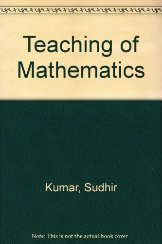 9788170417200: Teaching of Mathematics