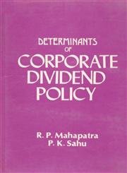 Imagen de archivo de Determinants Of Corporate Dividend Policy a la venta por Books in my Basket