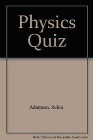 Imagen de archivo de Physics Quiz a la venta por PBShop.store US