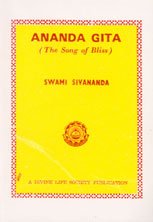 Beispielbild fr Ananda Gita zum Verkauf von Books From California