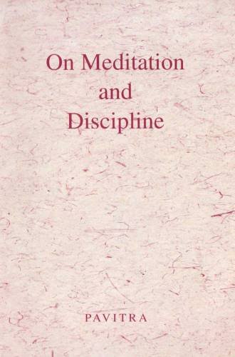 Beispielbild fr On Meditation and Discipline zum Verkauf von Books Puddle