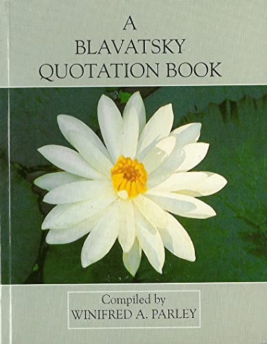 Stock image for A Blavatsky Quotation Book for sale by Books Puddle