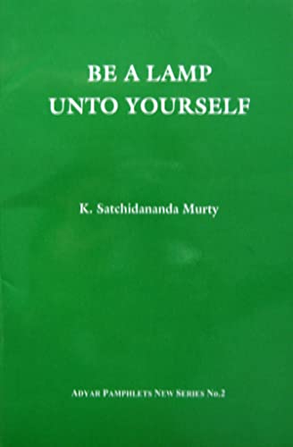 Imagen de archivo de Be a Lamp unto Yourself a la venta por Books Puddle