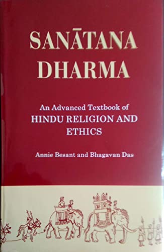 9788170593744: Sanatana Dharma - An Advanced Textbook of Hindu Religion and Ethics