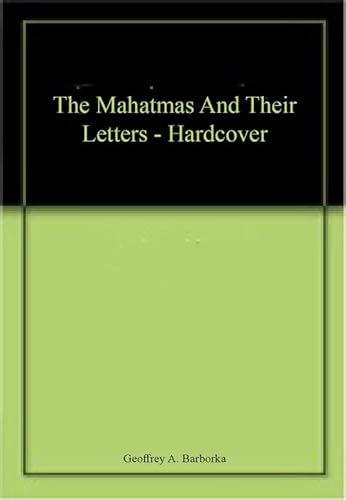 Stock image for The Mahatmas and Their Letters for sale by Majestic Books