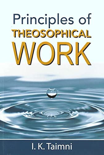 Beispielbild fr Principles of Theosophical Work zum Verkauf von HPB-Ruby