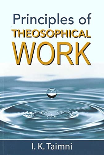 Imagen de archivo de Principles of Theosophical Work a la venta por HPB-Ruby