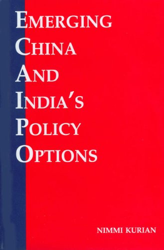 Stock image for EMERGING CHINA AND INDIA'S POLICY OPTIONS for sale by Phatpocket Limited