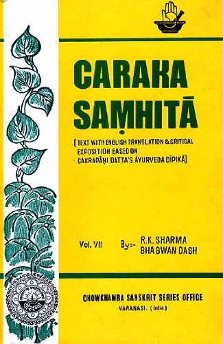 9788170800712: AgniveSa's Caraka SamhitA: Vol.VII