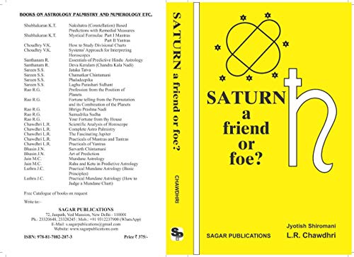 Stock image for Saturn a Friend or Foe for sale by Books Puddle