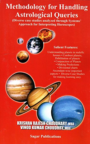 Stock image for Methodology For Handling Astrological Queries: Diverse case studies analyzed through Systems' Approach for Interpreting Horoscopes for sale by Jenson Books Inc