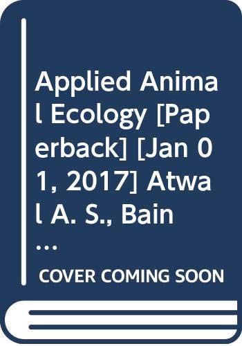 Imagen de archivo de Applied Animal Ecology a la venta por Books Puddle